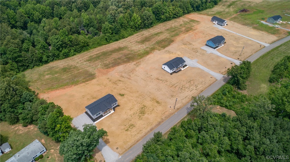 853 Levi Road Green Bay, VA 23942 - Photo 43 of 44 Birds eye view of property featuring a rural view