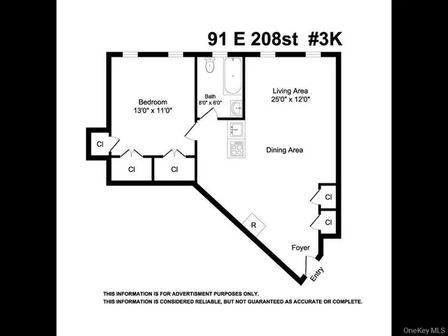 $132,500 | 91 East 208th Street, Unit 3K | Norwood