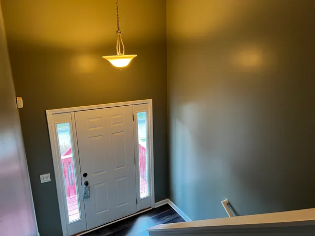 a view of empty room