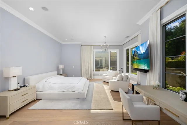 a view of backyard with outdoor seating and green space