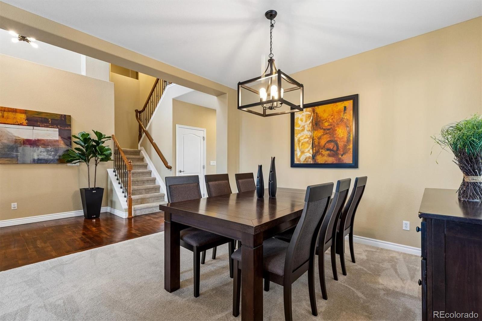 11025 Grayledge Circle Highlands Ranch, CO 80130 - Photo 4 of 46 a dining room with furniture and window
