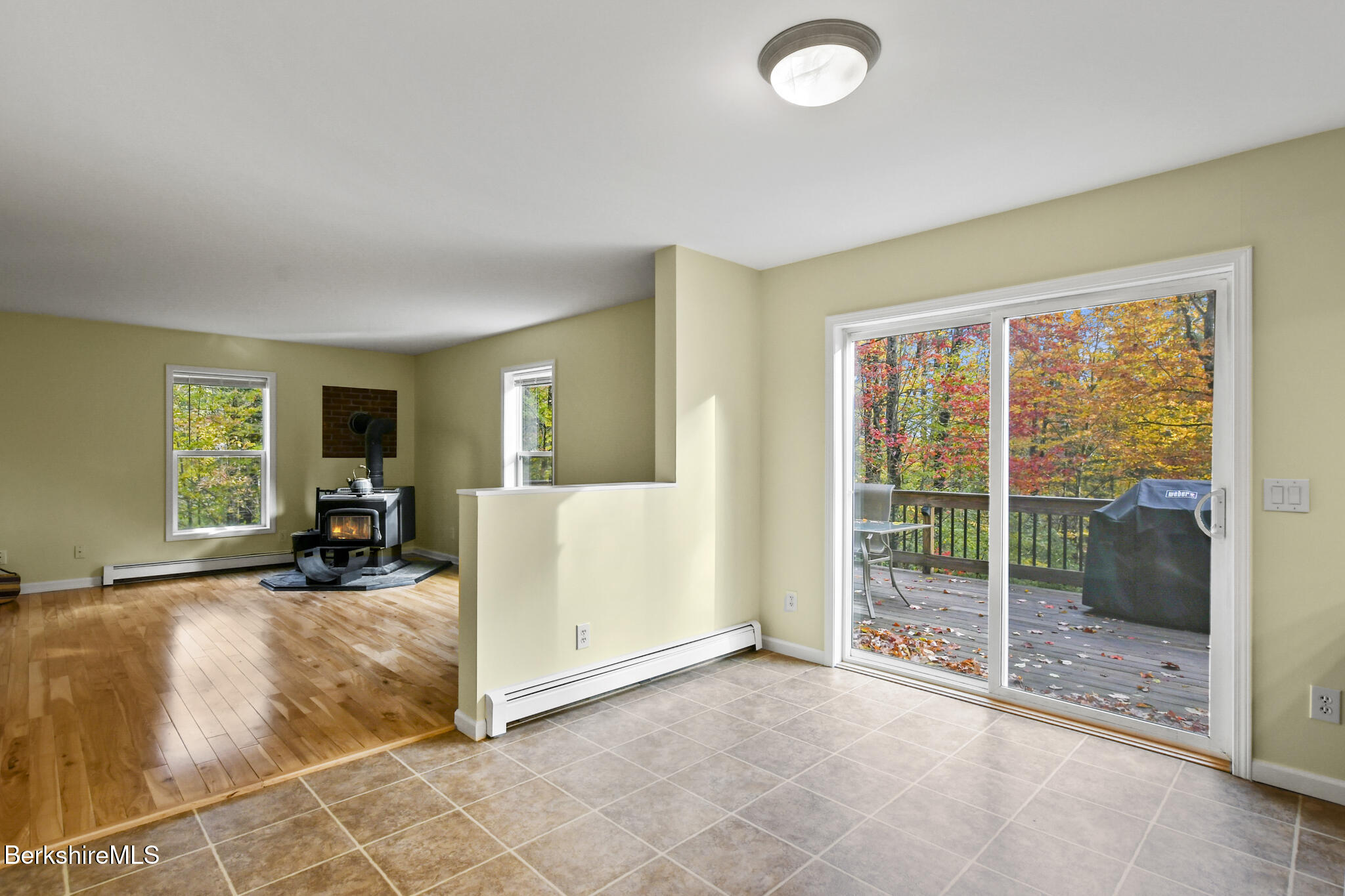 130 High St Hill Road Windsor, MA 01270 - Photo 17 of 50 a view of a livingroom with couch and floor to ceiling window