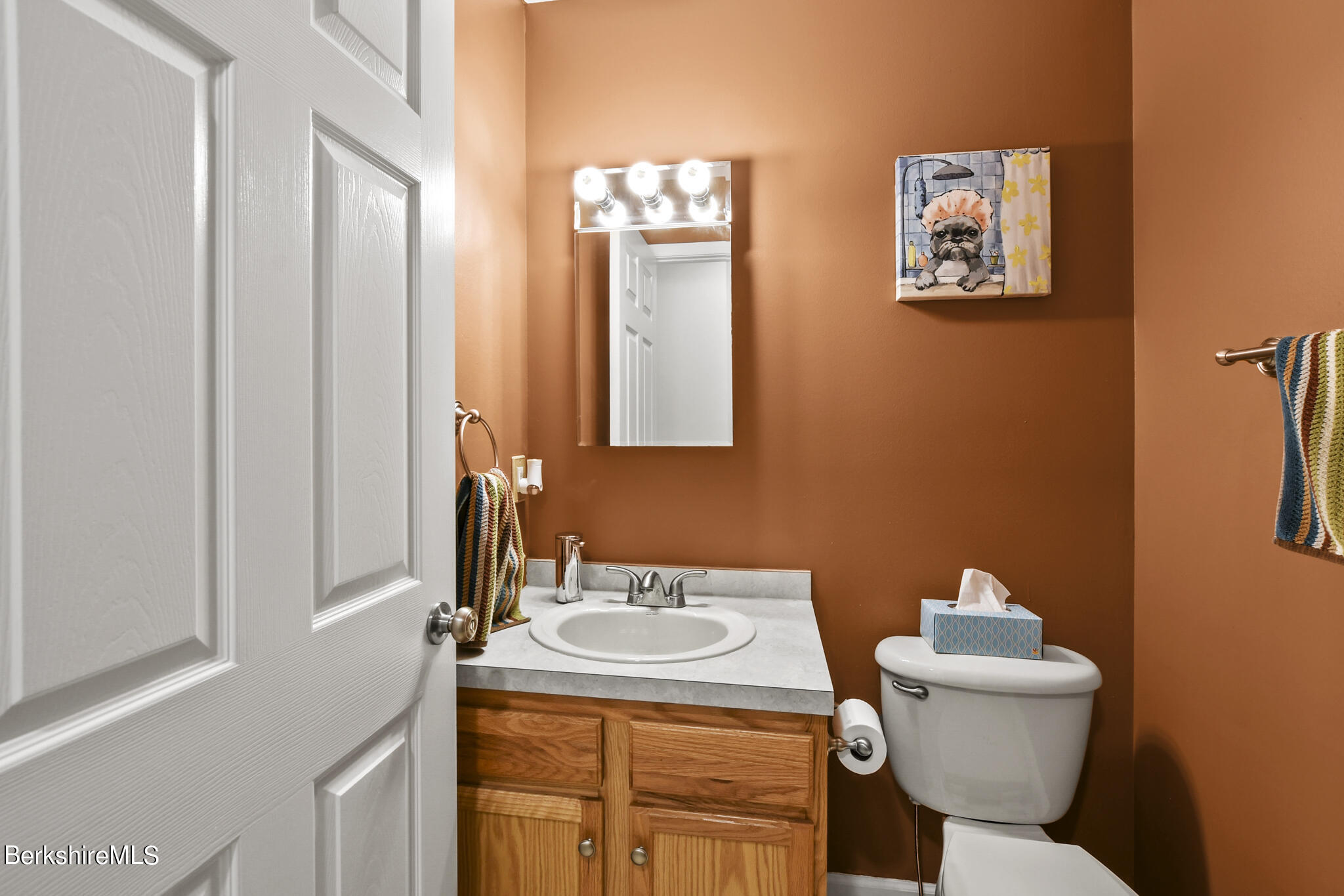 130 High St Hill Road Windsor, MA 01270 - Photo 27 of 50 a bathroom with a toilet sink and mirror