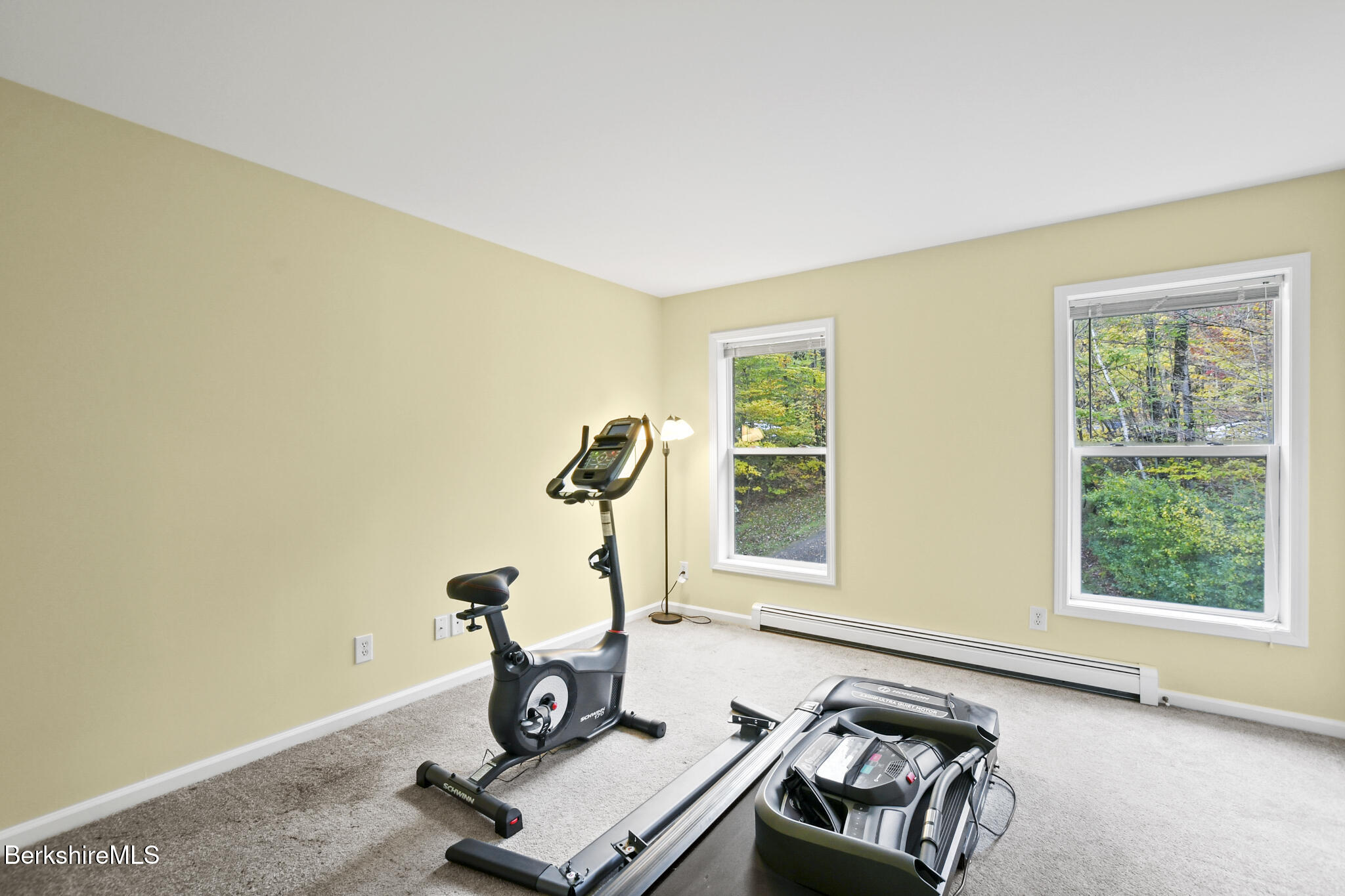 130 High St Hill Road Windsor, MA 01270 - Photo 36 of 50 a room with gym equipment and a window