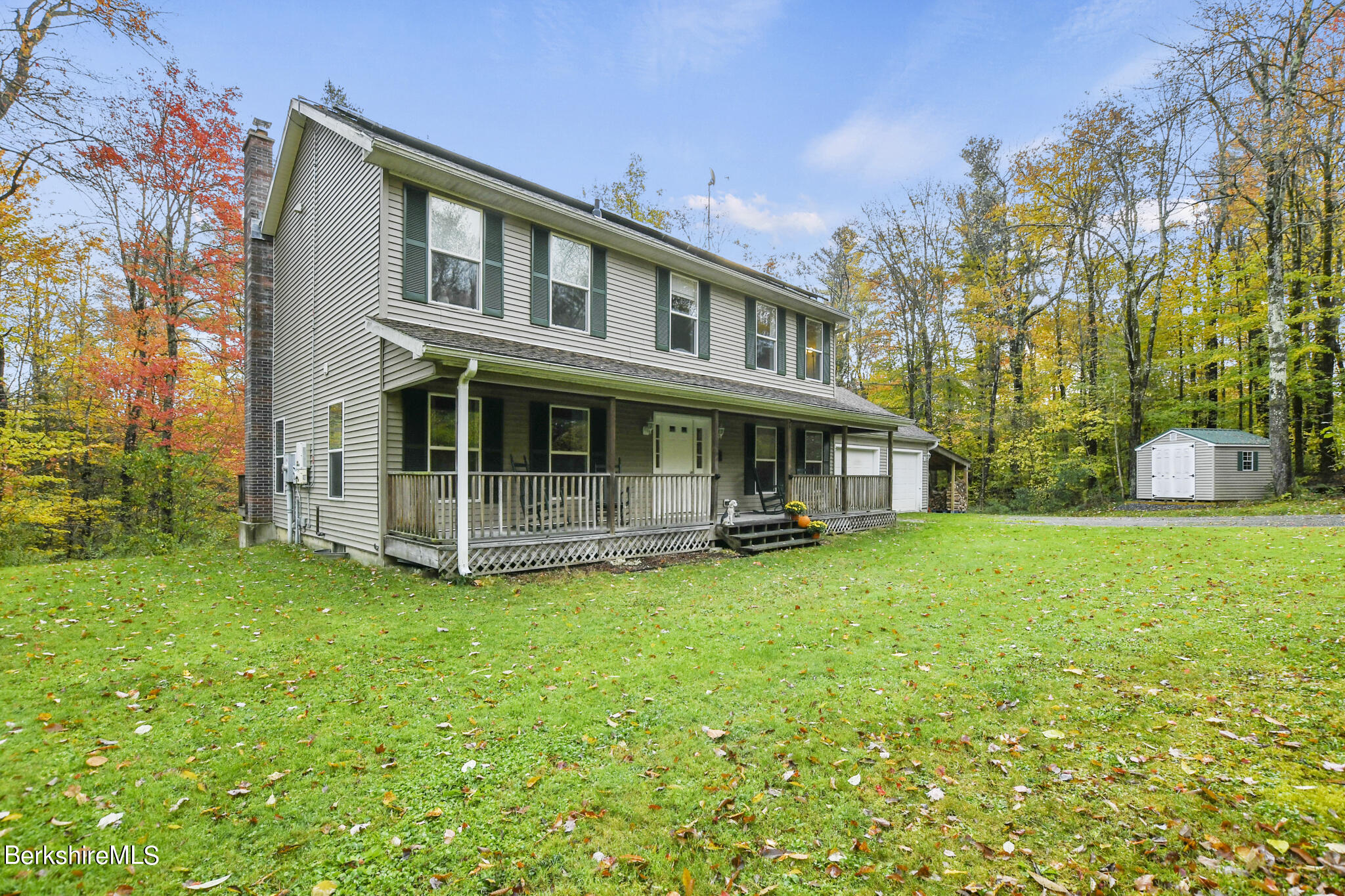 130 High St Hill Road Windsor, MA 01270 - Photo 5 of 50 a view of a house with a yard