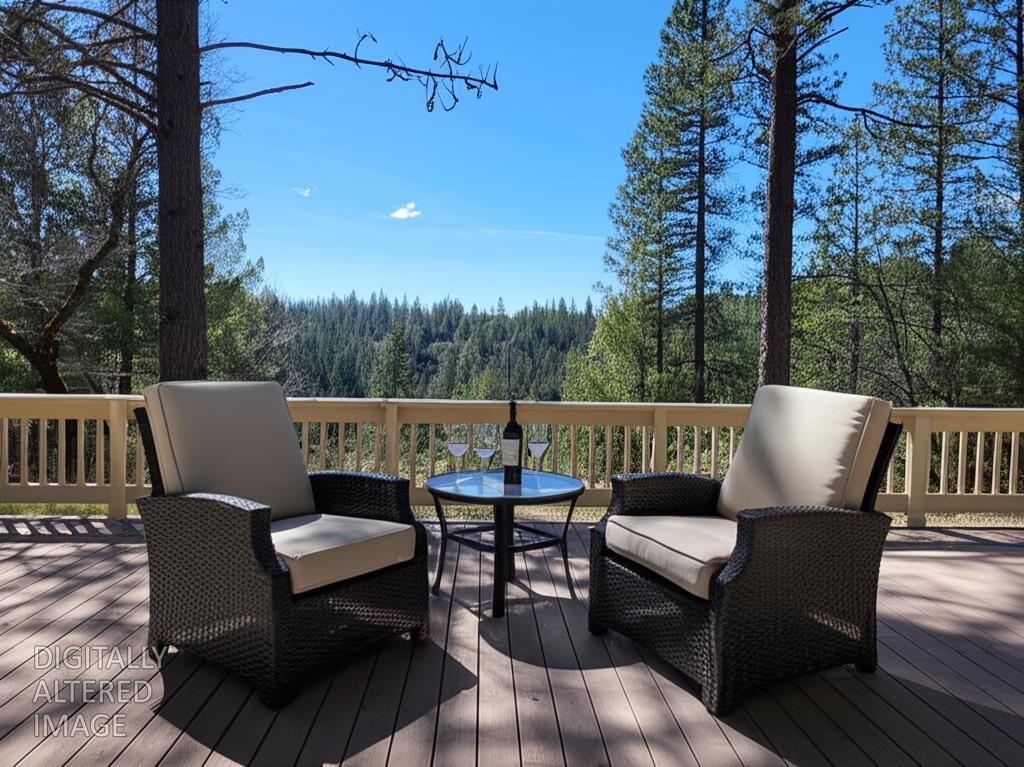 2733 Emco Road Rail Road Flat, CA 95248 - Photo 2 of 41 a view of a chairs and table on the deck