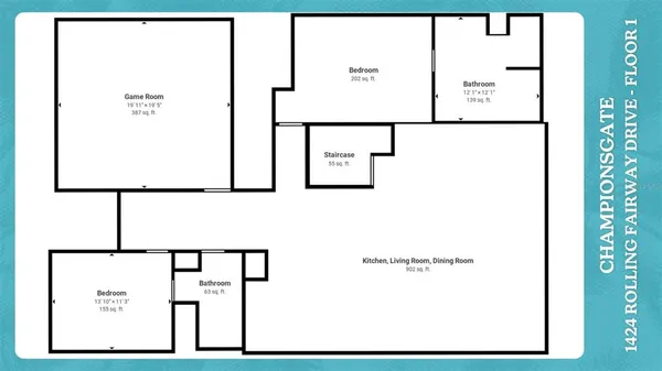 $4,600 | 1424 Rolling Fairway Drive, Davenport, FL 33896