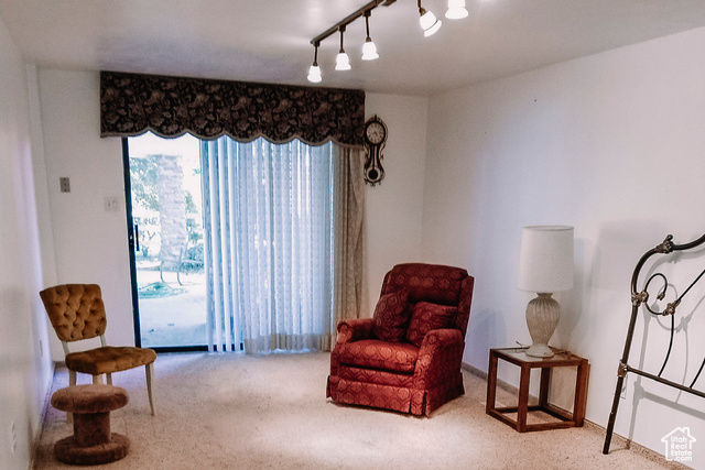 2855 South 1000 West Perry, UT 84302 - Photo 10 of 142 Sitting room featuring track lighting and carpet