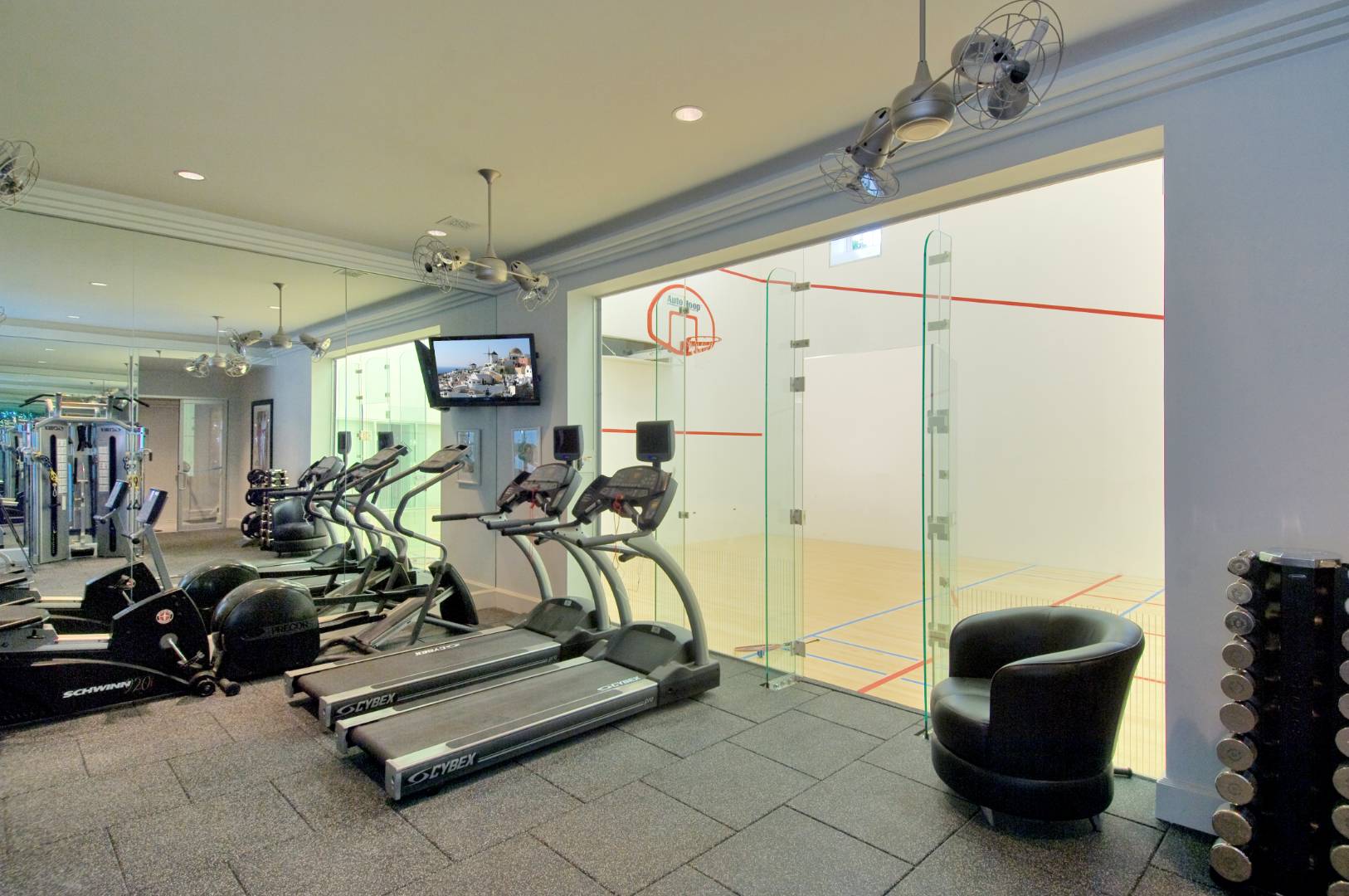 612 Halsey Lane Bridgehampton, NY 11932 - Photo 30 of 31 a view of a room with gym equipment