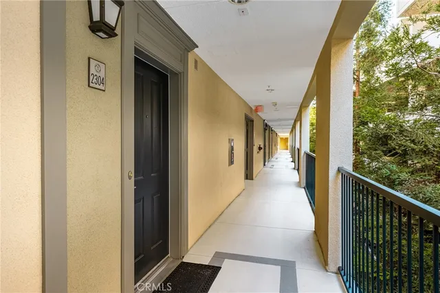 a view of a corridor