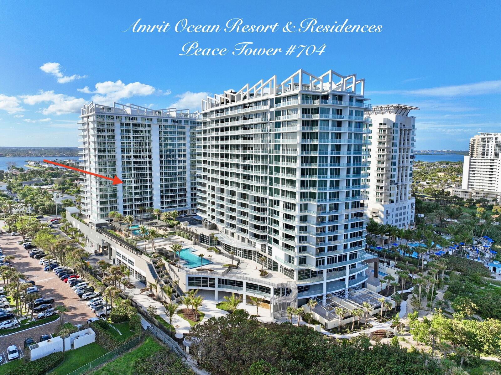 3100 North Ocean Drive, Unit 704 Riviera Beach, FL 33404 - Photo 1 of 69 Amrit Aerial of Bldg and Unit