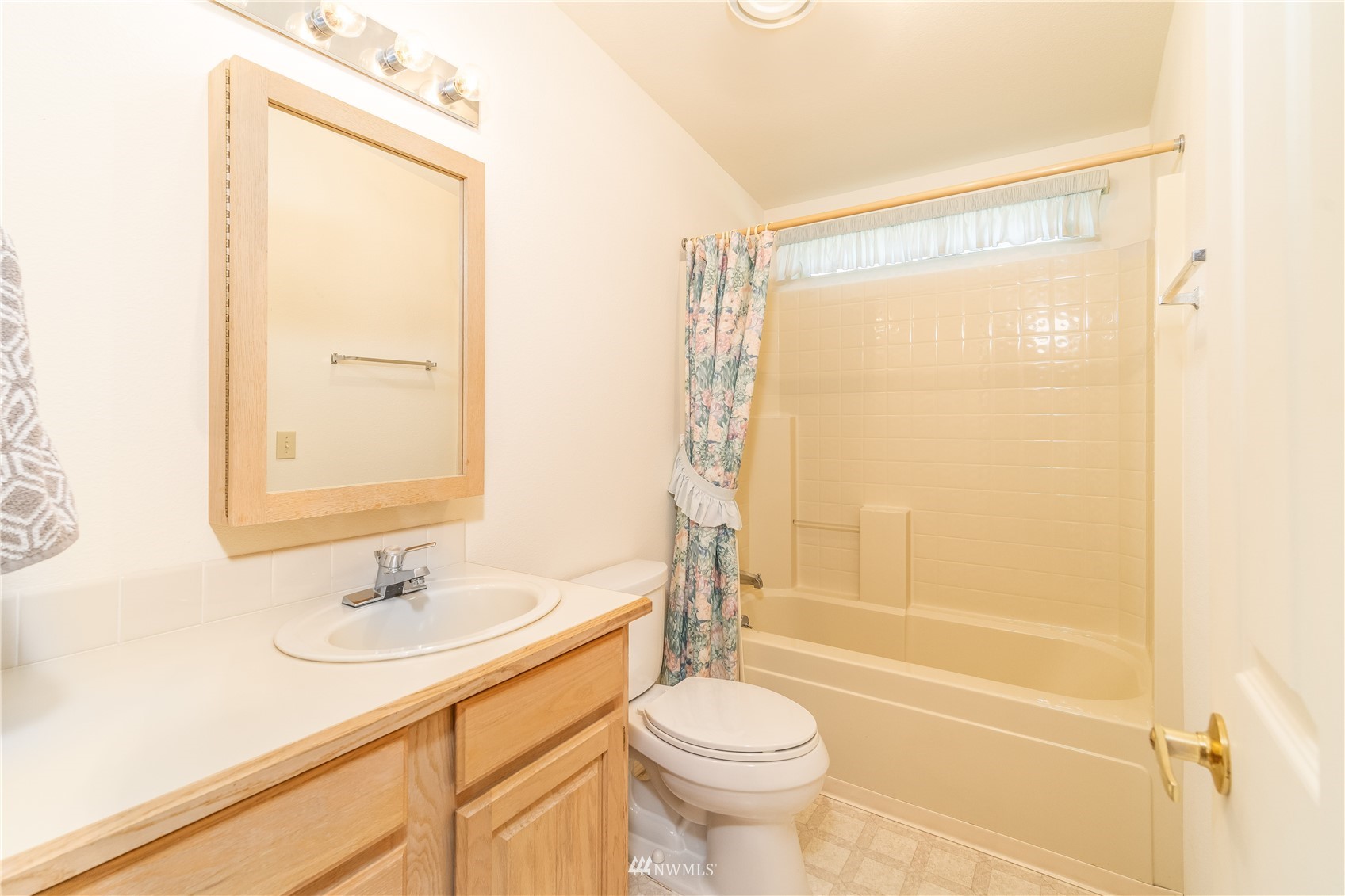 2192 Finn Hall Road Port Angeles, WA 98362 - Photo 17 of 40 a bathroom with a sink a toilet and shower