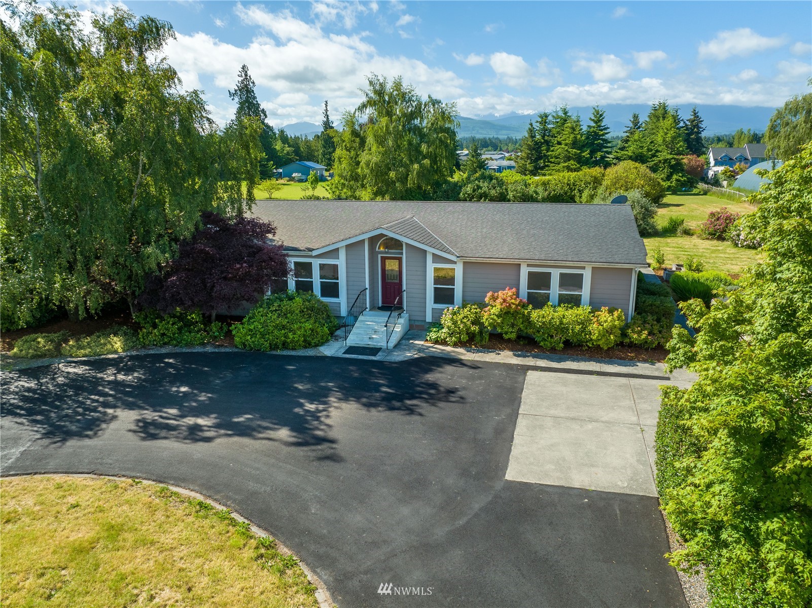 2192 Finn Hall Road Port Angeles, WA 98362 - Photo 25 of 40 a front view of house with yard and green space