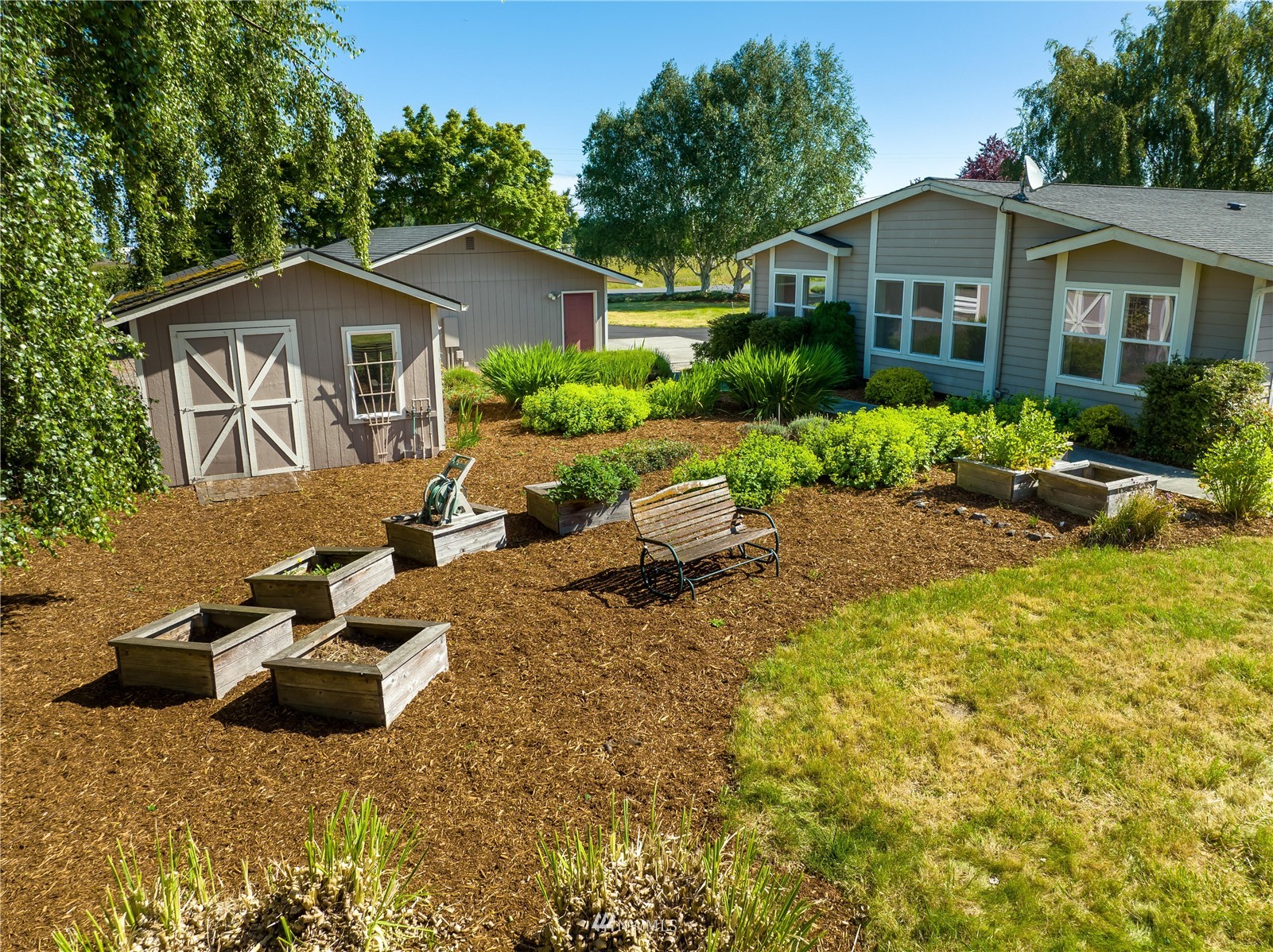 2192 Finn Hall Road Port Angeles, WA 98362 - Photo 29 of 40 a front view of a house with garden