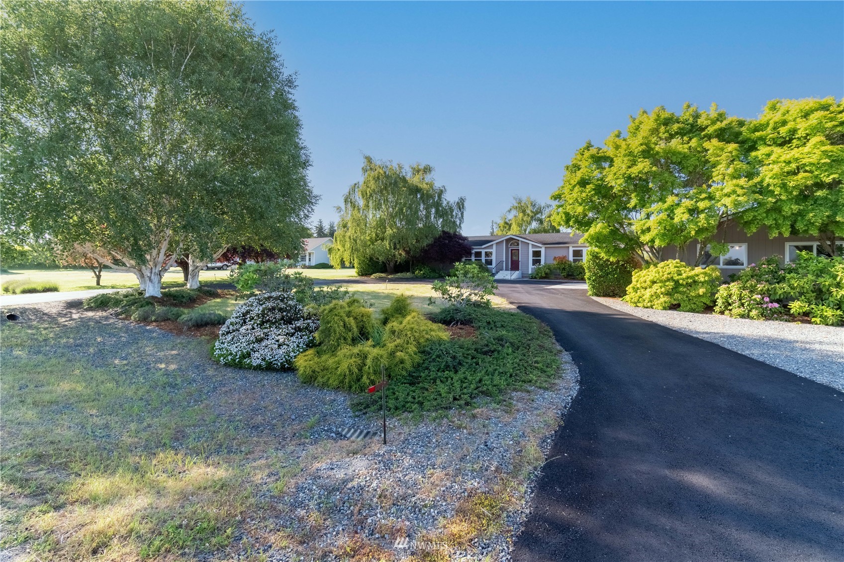 2192 Finn Hall Road Port Angeles, WA 98362 - Photo 36 of 40 a view of a garden with a tree