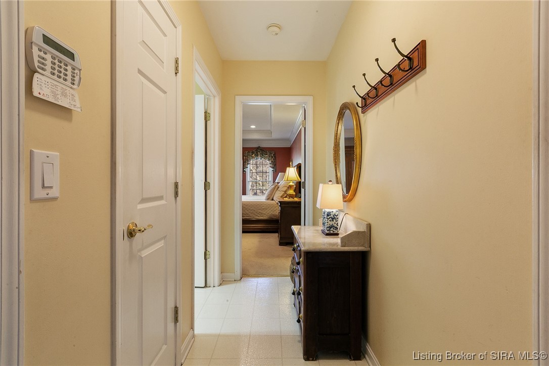 2001 Spring Creek Drive Floyds Knobs, IN 47119 - Photo 15 of 63 Hallway leading from kitchen ,1st door on left is