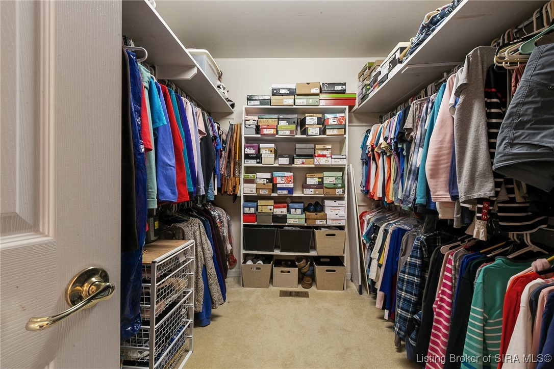 2001 Spring Creek Drive Floyds Knobs, IN 47119 - Photo 21 of 63 Customized and spacious master bedroom closet!