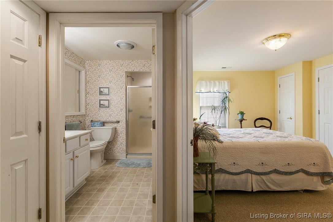 2001 Spring Creek Drive Floyds Knobs, IN 47119 - Photo 30 of 63 Lower level bedroom and bath are conveniently next