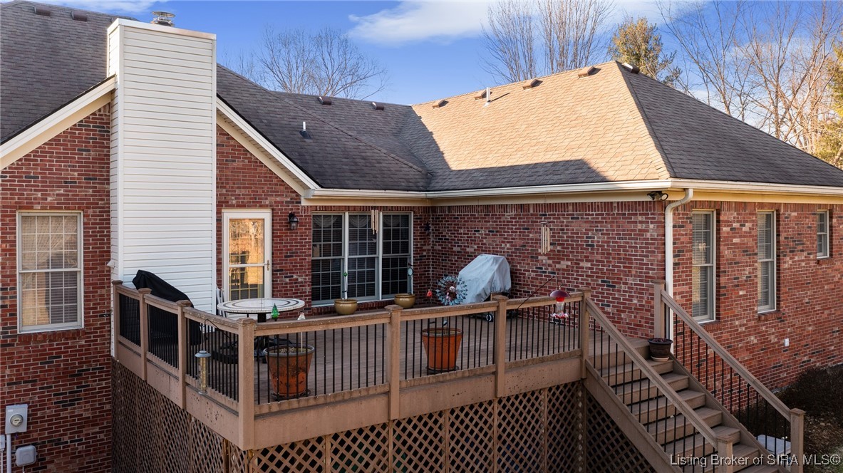 2001 Spring Creek Drive Floyds Knobs, IN 47119 - Photo 33 of 63 Pic of back of home!