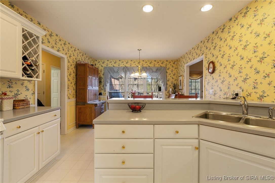 2001 Spring Creek Drive Floyds Knobs, IN 47119 - Photo 9 of 63 Kitchen is next to living room with an abundance o