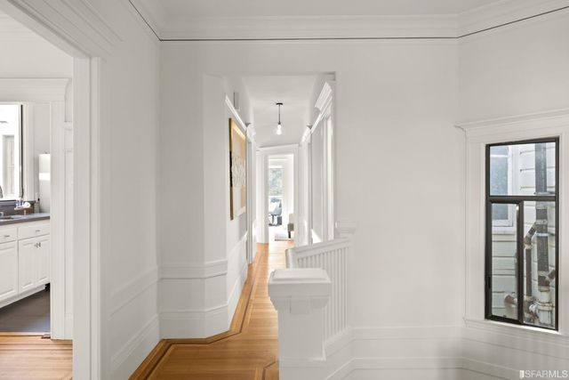 wooden floor in a gallery