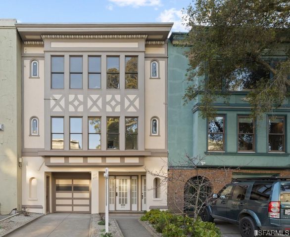 front view of a house with a front door