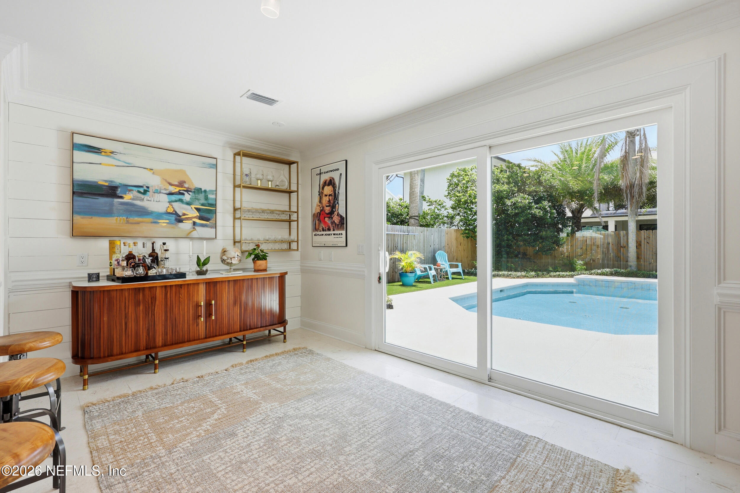 314 9th Street Atlantic Beach, FL 32233 - Photo 14 of 45 Slider to backyard