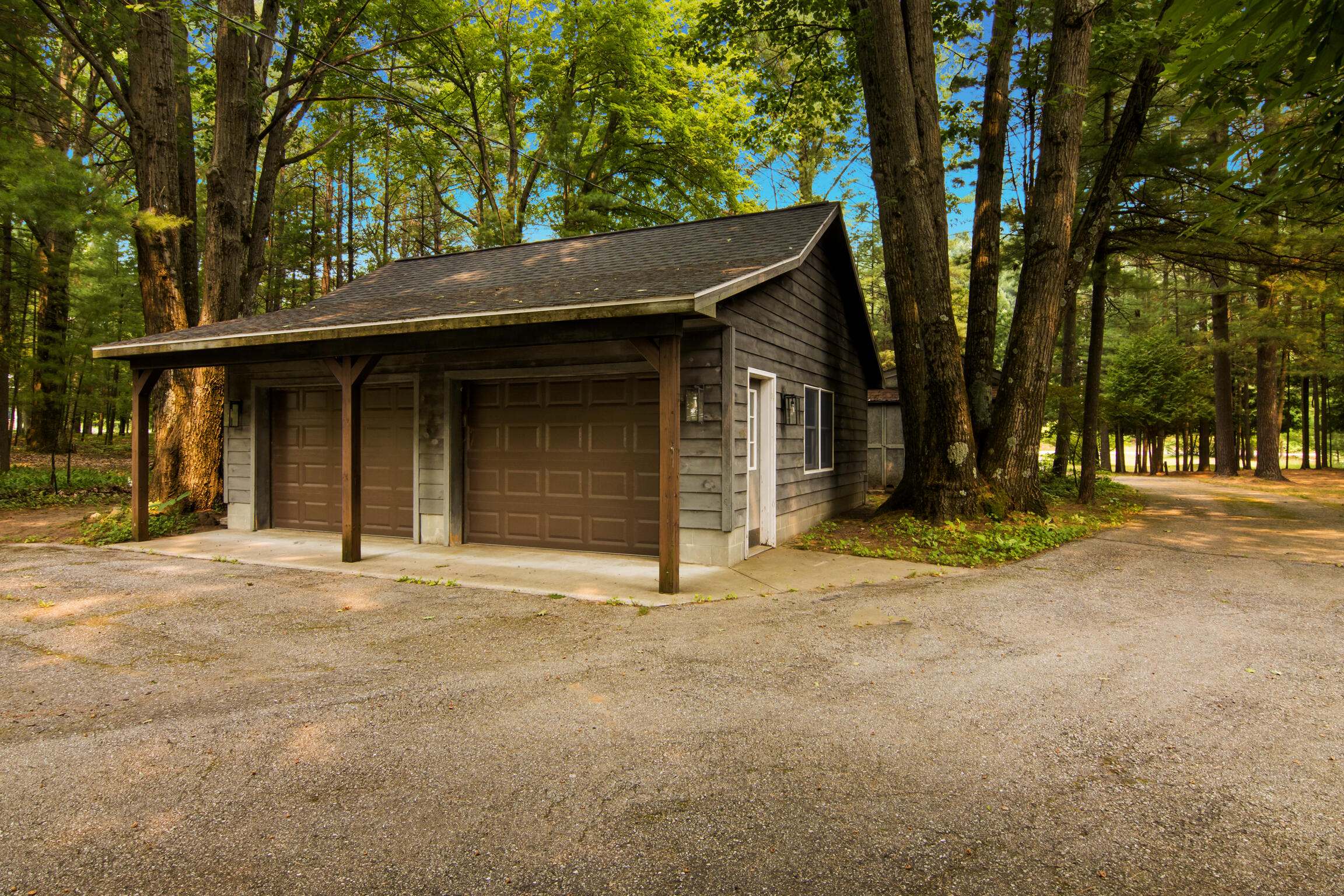 8837 Johnson Road Kaleva, MI 49645 - Photo 43 of 44 Double Garage