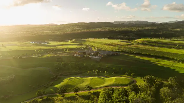 a view of a lake with a mountain