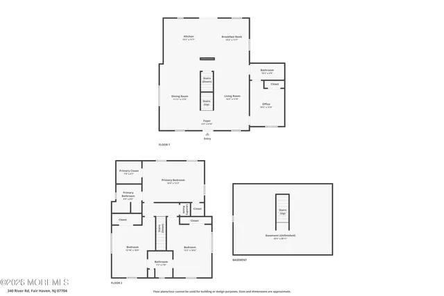 a picture of a floor plan