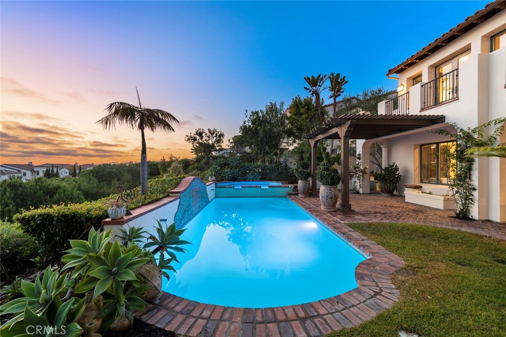 40 Timor Sea Newport Coast, CA 92657 - Photo 44 of 50 a swimming pool with outdoor seating and yard