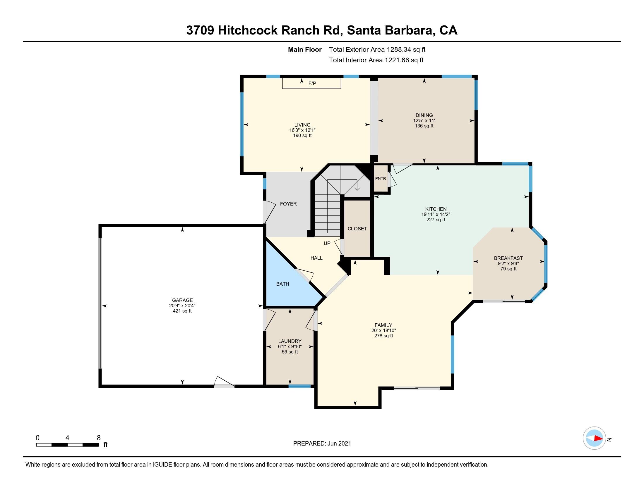 3709 Hitchcock Ranch Road Santa Barbara, CA 93105 - Photo 22 of 23 Floor Plan 1
