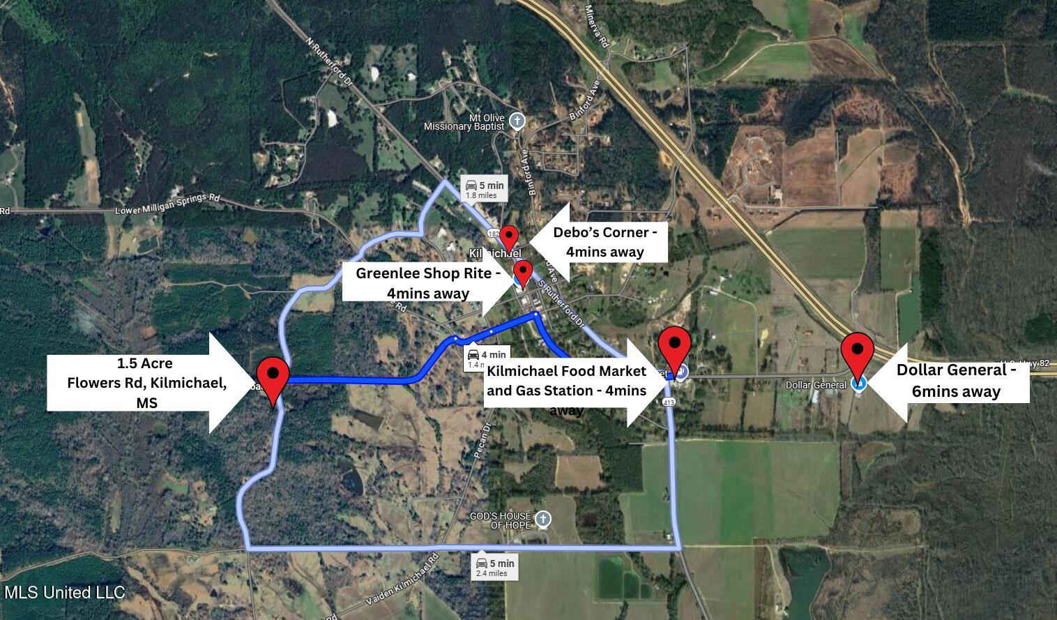 170 Flowers Road Kilmichael, MS 39747 - Photo 2 of 10 1.5 Acre