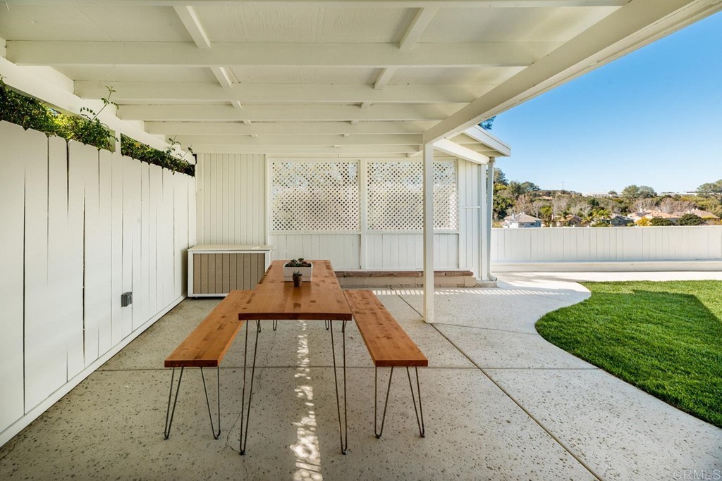 220 Coneflower Street Encinitas, CA 92024 - Photo 14 of 25 a outdoor space with lots of furniture and shower