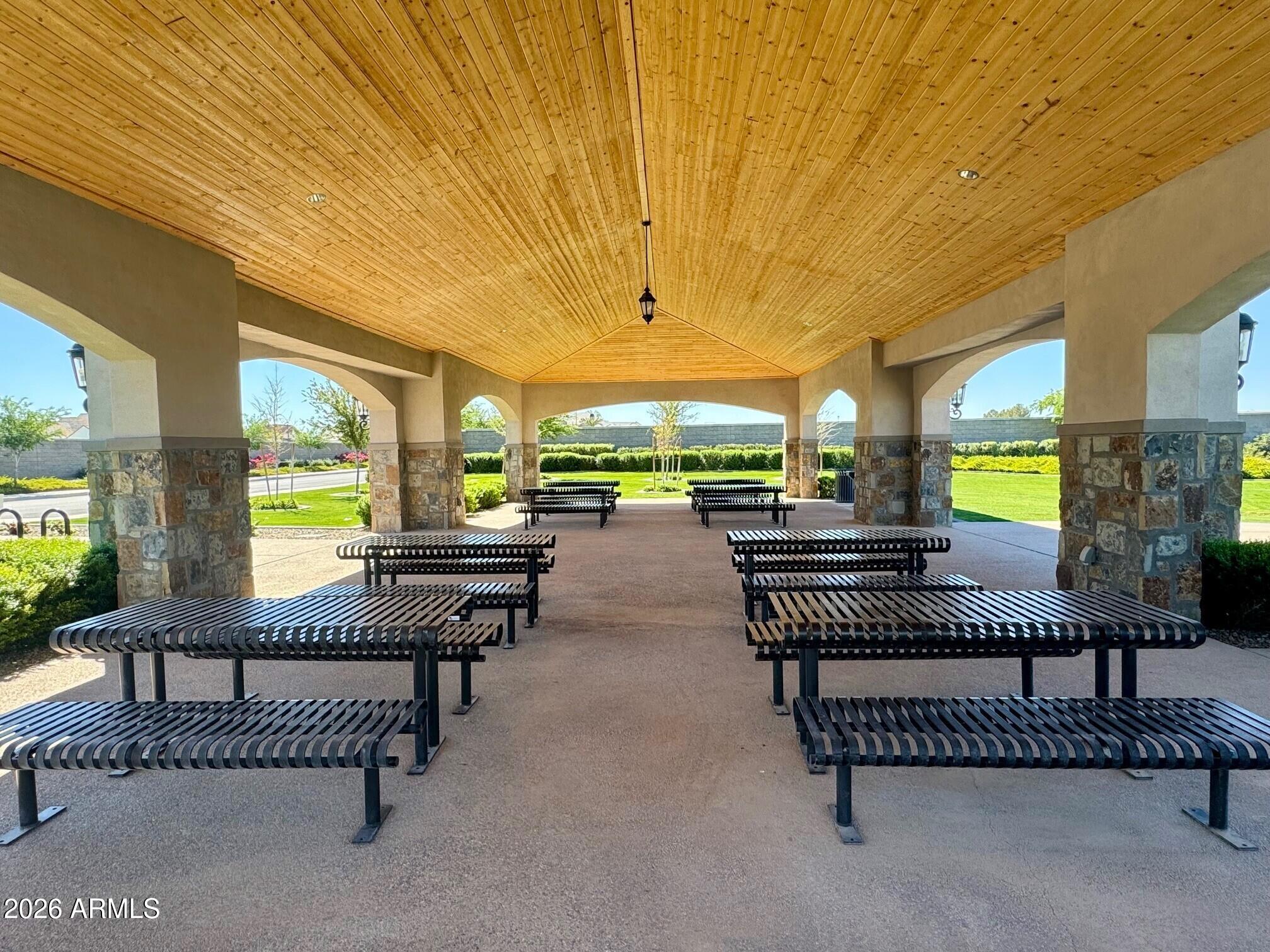 2595 East Blue Sage Road, Unit 101A Gilbert, AZ 85297 - Photo 15 of 33 Shaded Ramada w/ BBQs & Picnic Area