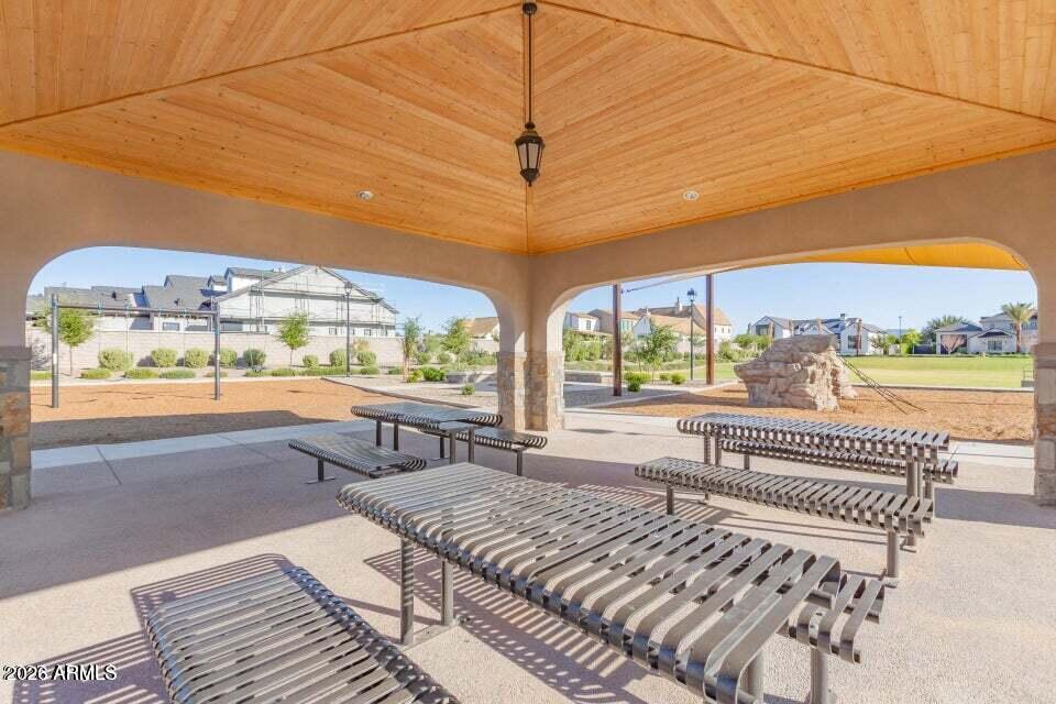 2595 East Blue Sage Road, Unit 101A Gilbert, AZ 85297 - Photo 20 of 33 Shaded Ramada w/ BBQ & Picnic Area