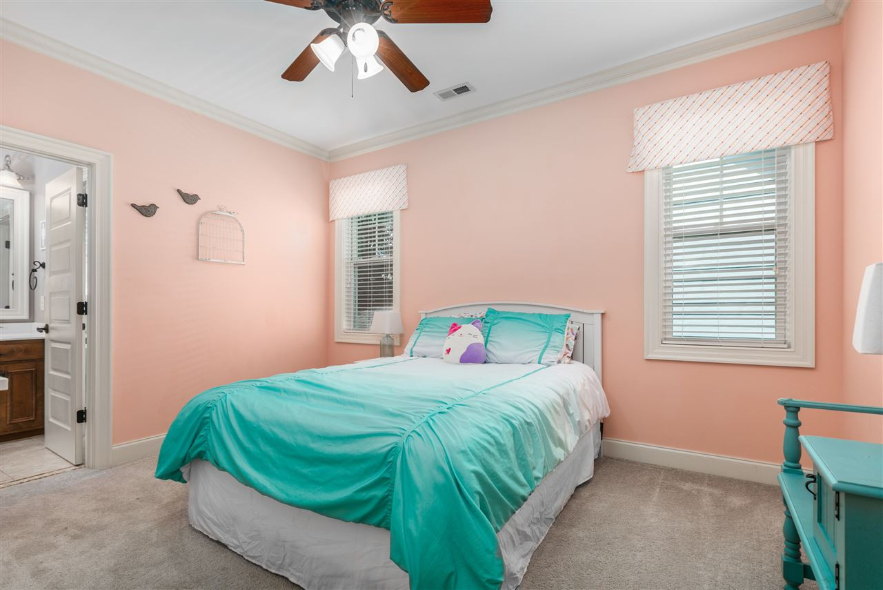 421 Redhill Road Holly Springs, NC 27540 - Photo 22 of 30 2nd floor bedroom 3 has a good size closet and access to the jack & jill bath. 2nd floor bedroom 3