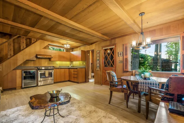 a outdoor space with furniture