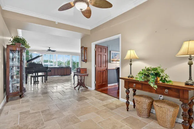 a shelf with books and knick knacks on it