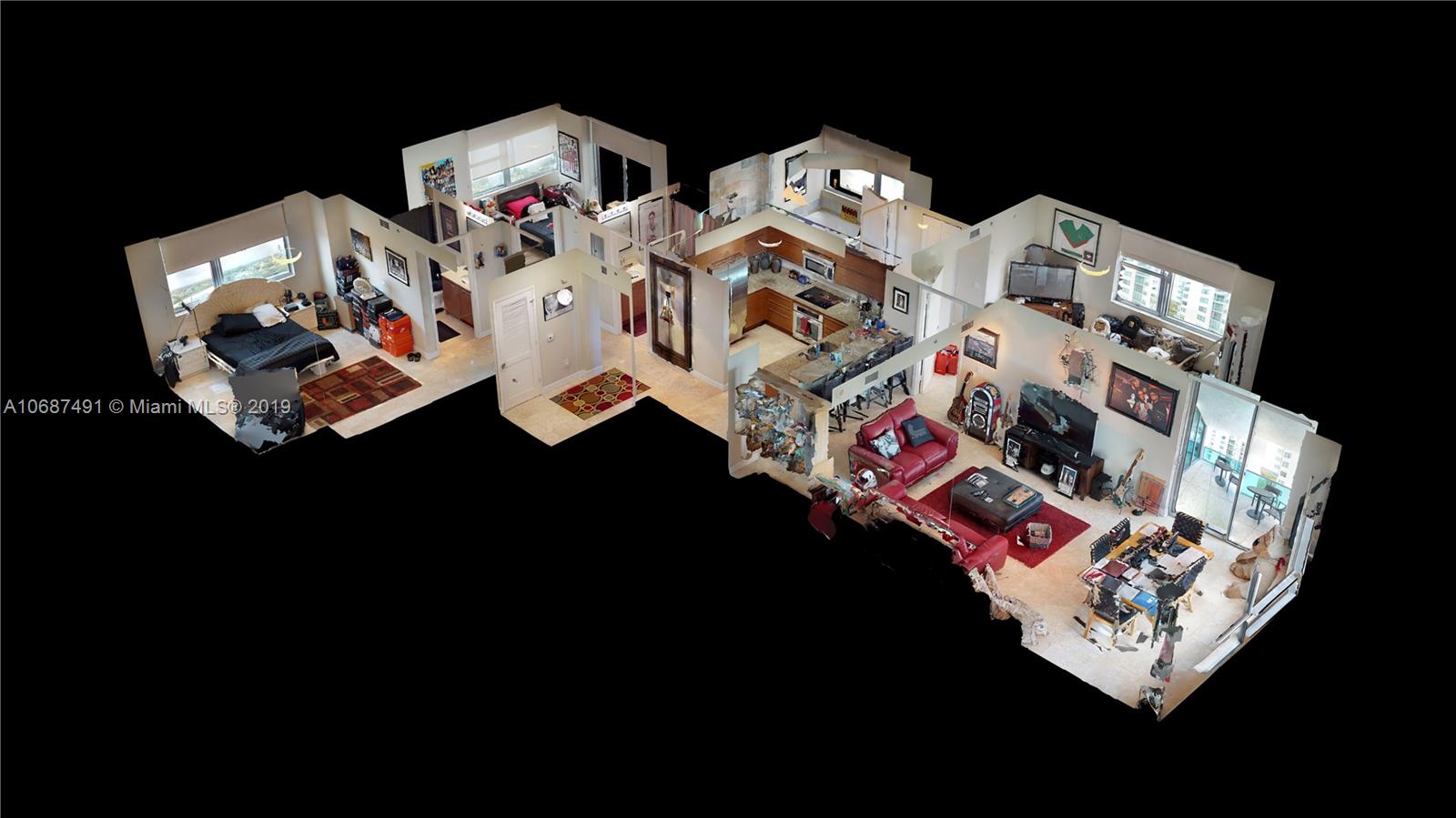 2641 North Flamingo Road, Unit 1401N Plantation, FL 33323 - Photo 3 of 49 a white bed sitting in a bedroom next to a lamp