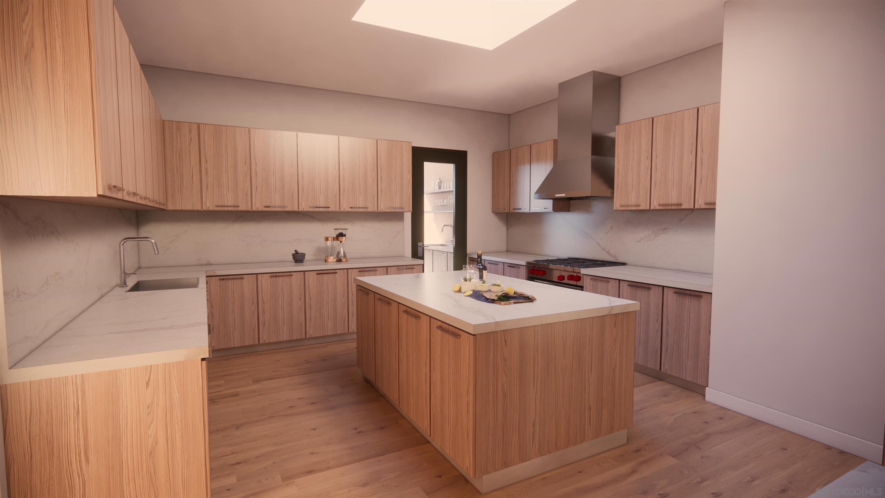 16256 Via Del Alba Rancho Santa Fe, CA 92067 - Photo 23 of 64 a kitchen with a sink a stove and cabinets