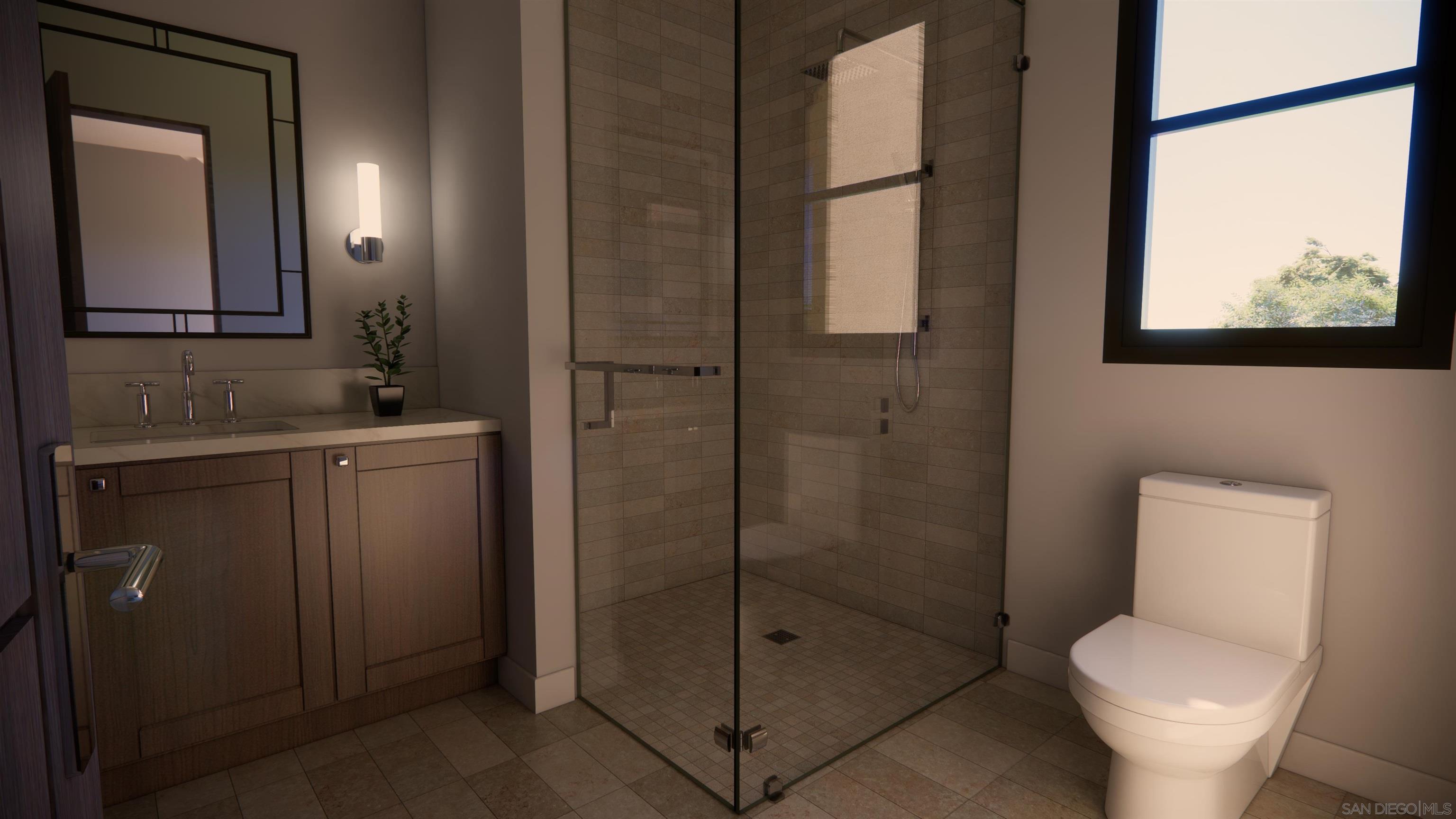 16256 Via Del Alba Rancho Santa Fe, CA 92067 - Photo 45 of 64 a bathroom with a toilet sink vanity and granite