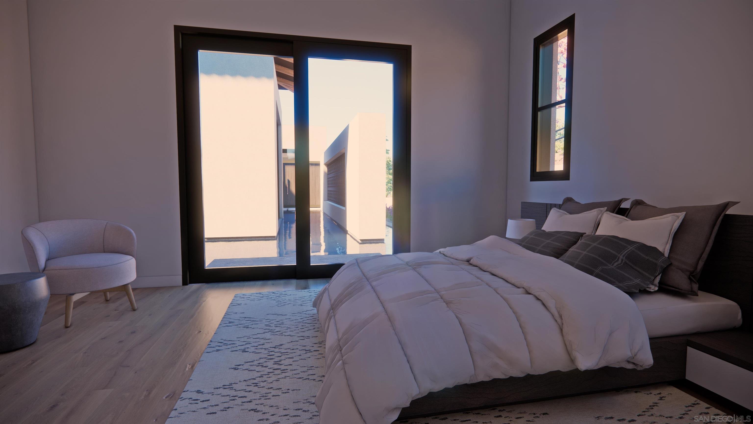 16256 Via Del Alba Rancho Santa Fe, CA 92067 - Photo 51 of 64 a bedroom with a bed and a window