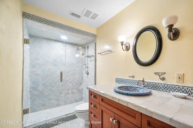 a view of a garden with a slide