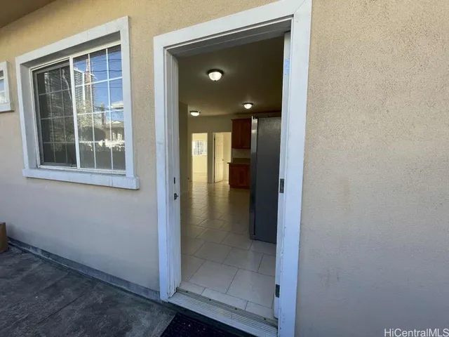 an empty room and window