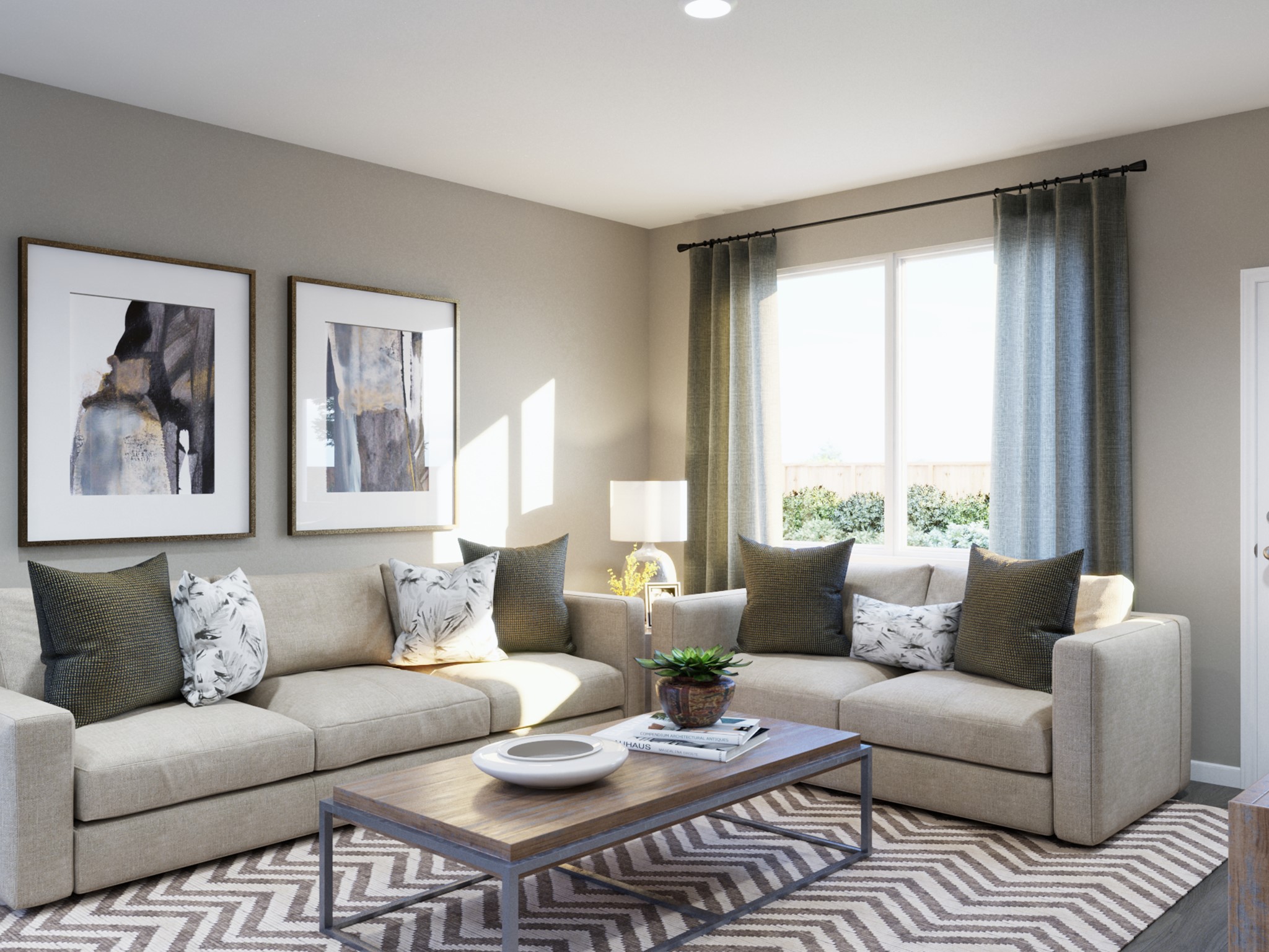 13650 Kit Run Splendora, TX 77372 - Photo 20 of 35 a living room with furniture and a large window