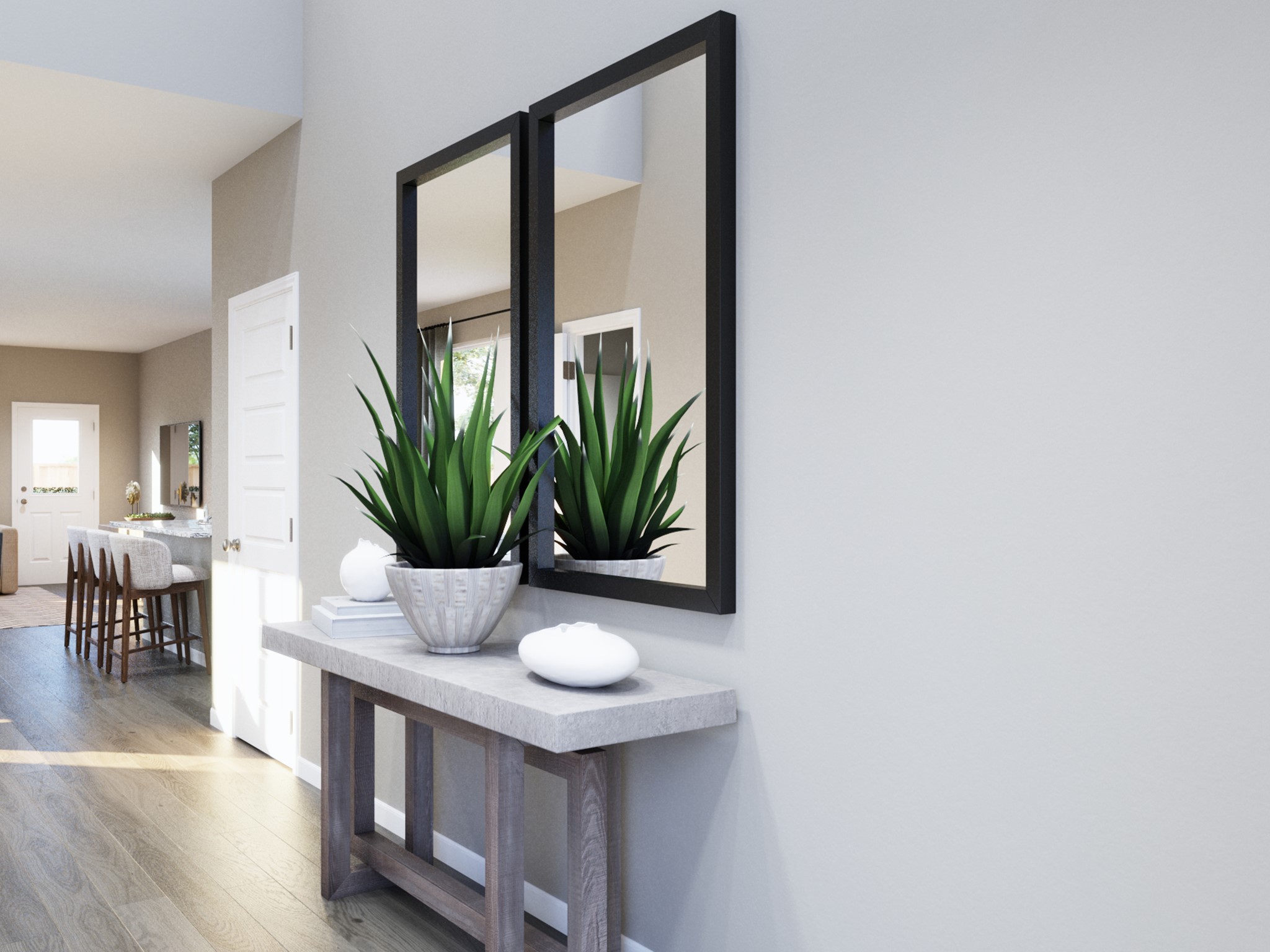 13650 Kit Run Splendora, TX 77372 - Photo 14 of 35 a view of entryway with wooden floor