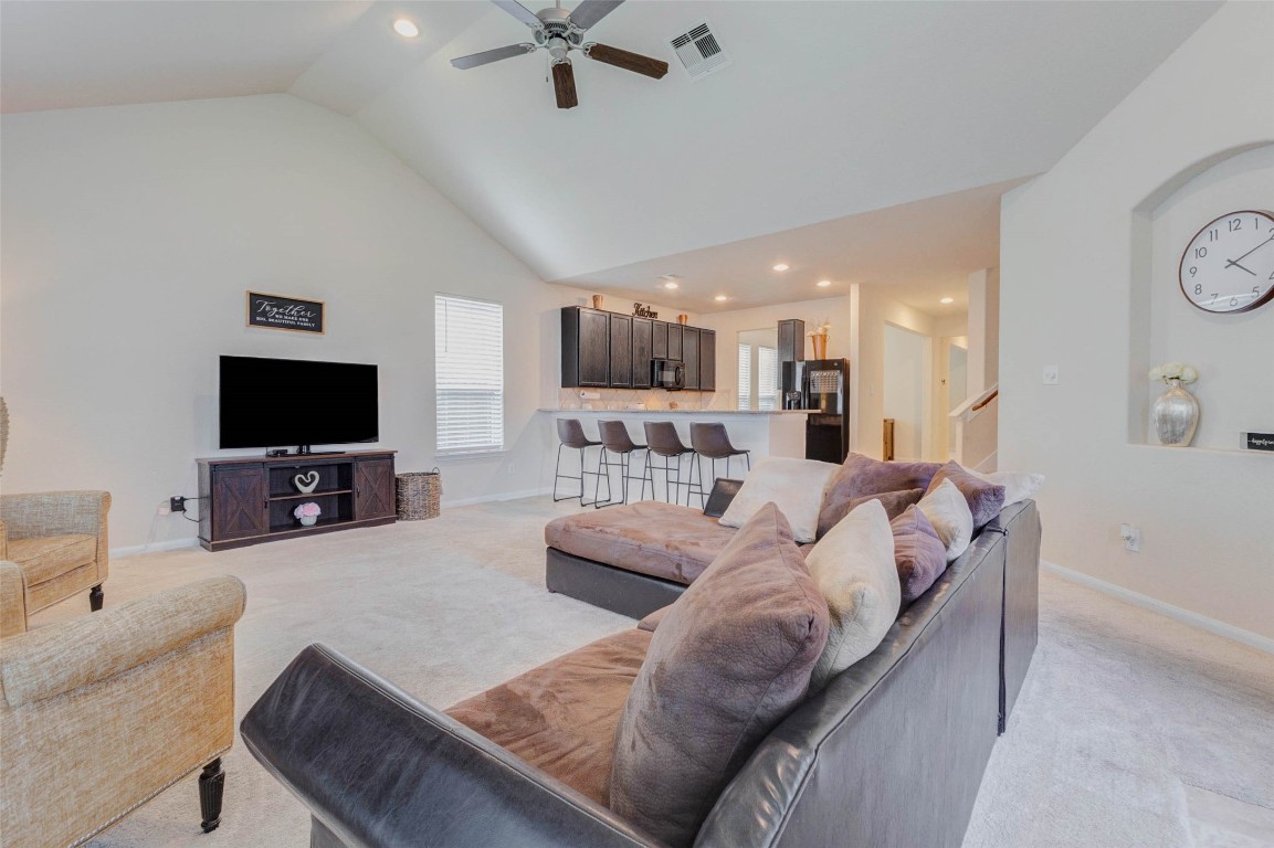 20623 Footstep Path Katy, TX 77449 - Photo 8 of 23 a living room with furniture and a flat screen tv