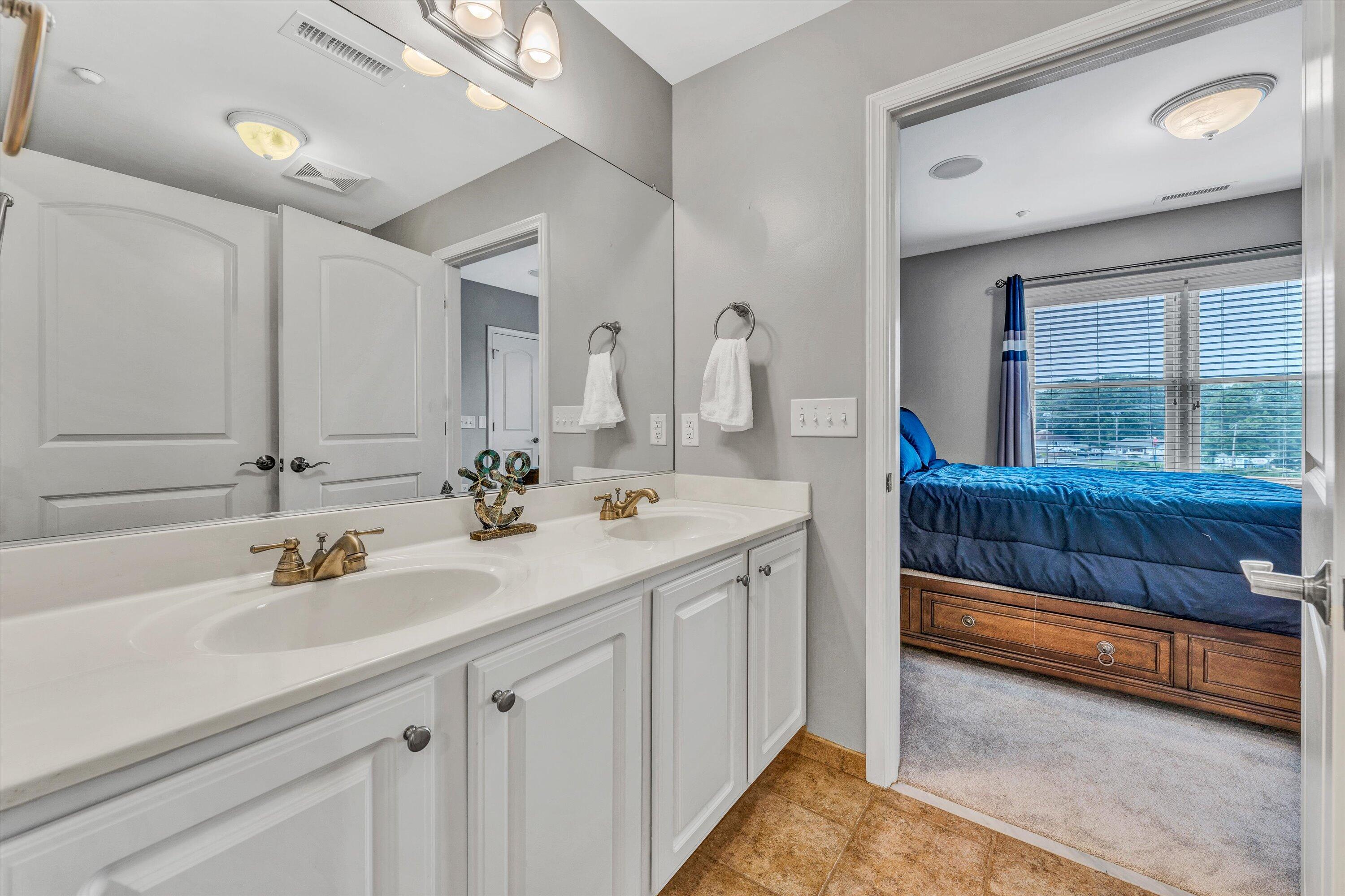 100 Bridgewater Pointe Place, Unit 401 Moneta, VA 24121 - Photo 26 of 39 a bathroom with a sink and a mirror