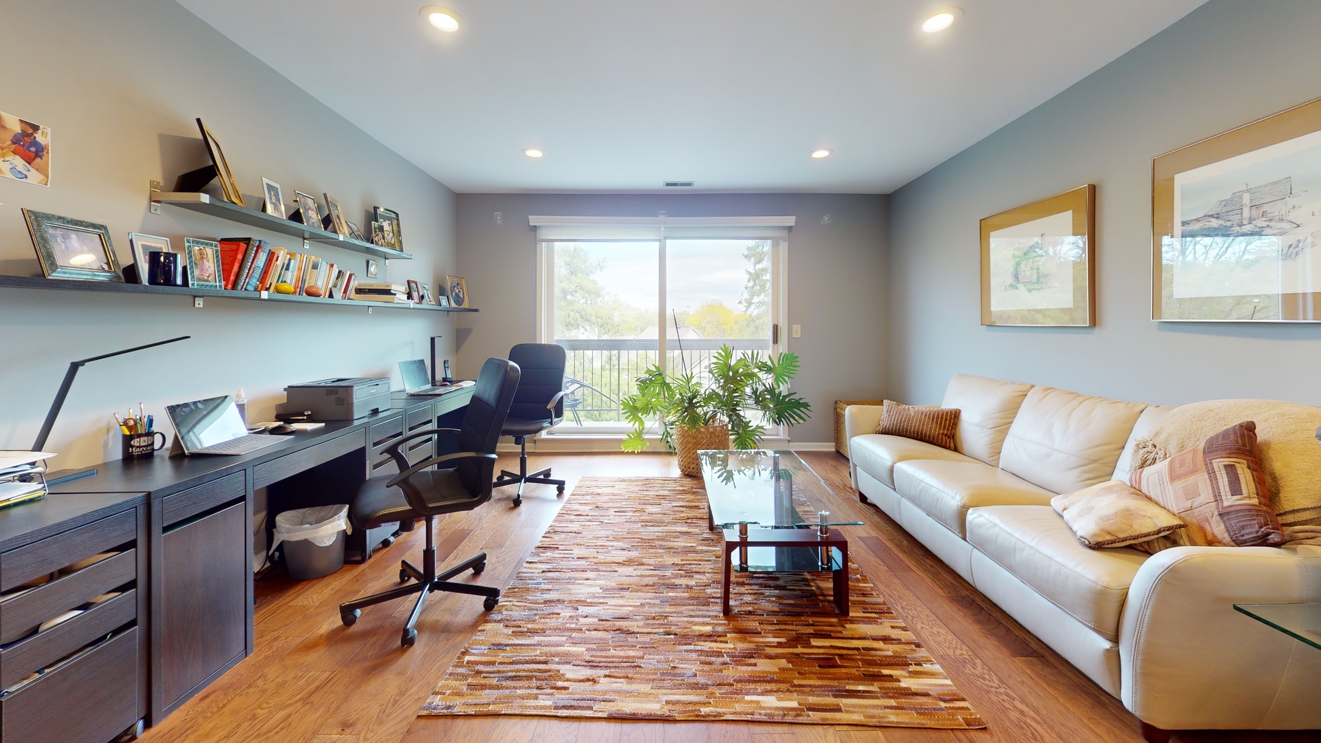 400 East Dundee Road, Unit 307 Buffalo Grove, IL 60089 - Photo 16 of 33 a living room with lots of furniture and a wooden floor